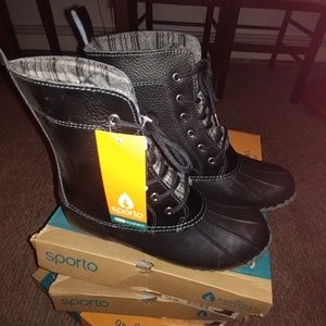 Sporto the original duck boots.